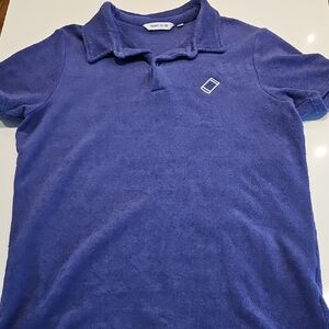 One Piece Towel Club - Piquet Terry Towel Polo - Men's XL